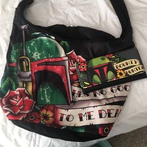 Boba fett bag and wallet